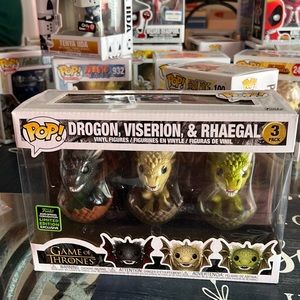 Funko POP Drogon,Viseriosn,& Rhaegal
